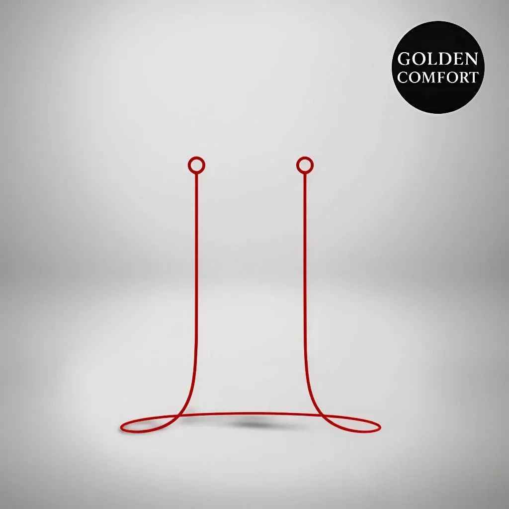 CRIMSON RED LANYARD - Golden Comfort